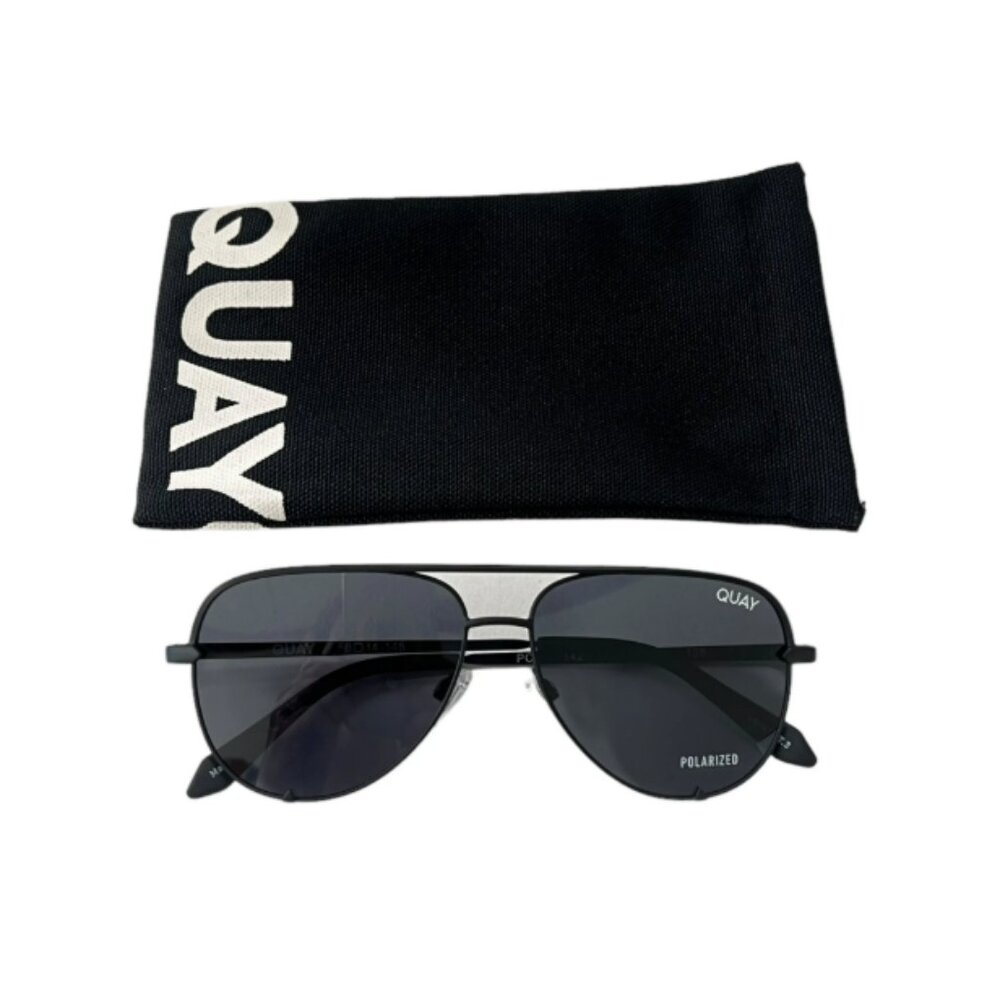 NIP QUAY Australia High Key Micro Polarized Sunglasses Aviators Retail $90.00 - Picture 2 of 7